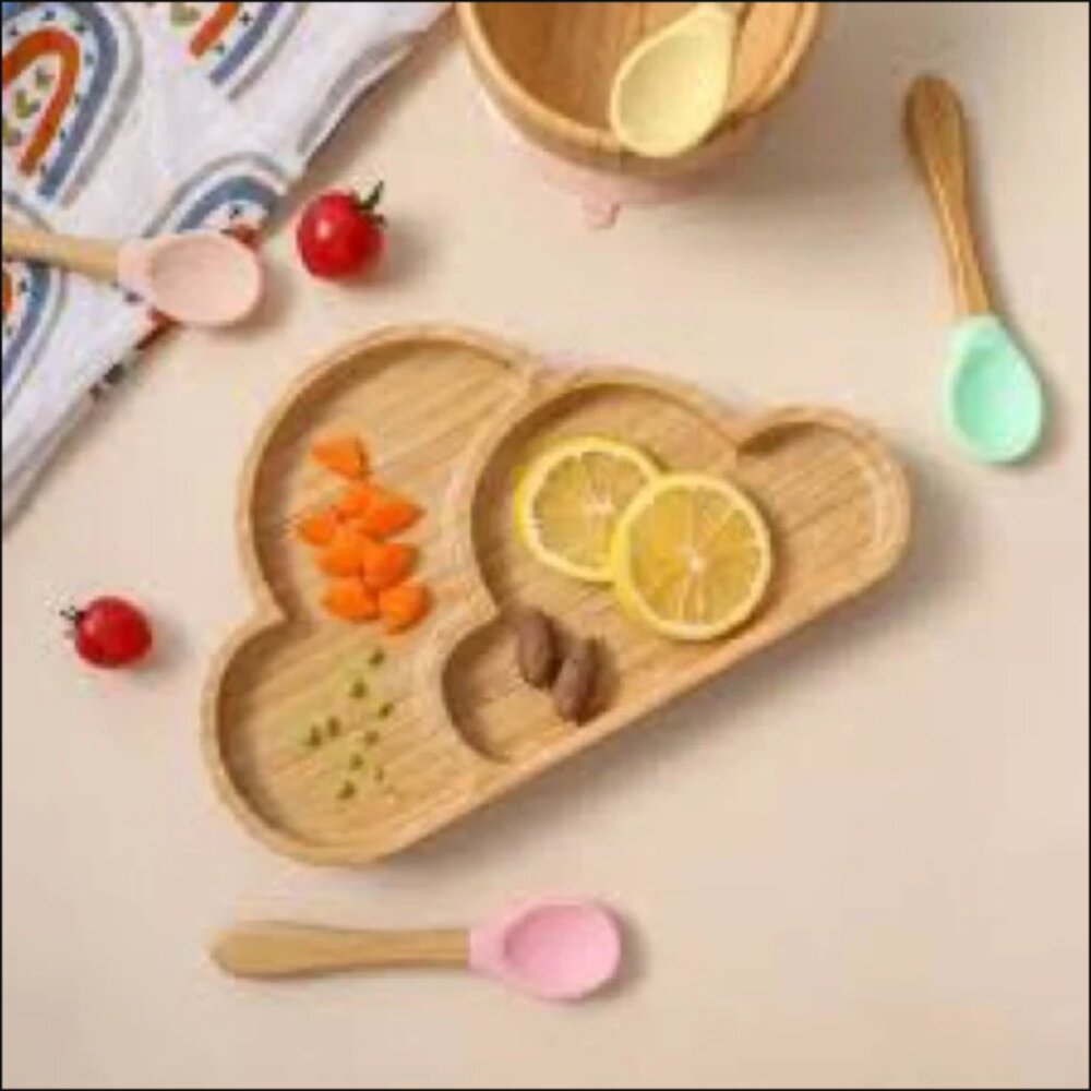 ❣️2/$36 NIP Allgoods Cloud Cheese Board Bamboo Food Tray